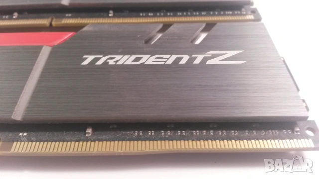 32 GB (2 по 16 GB) DDR4 RAM памет G.SKILL TridentZ F4-3000C15D-32GTZ, снимка 2 - RAM памет - 54255841