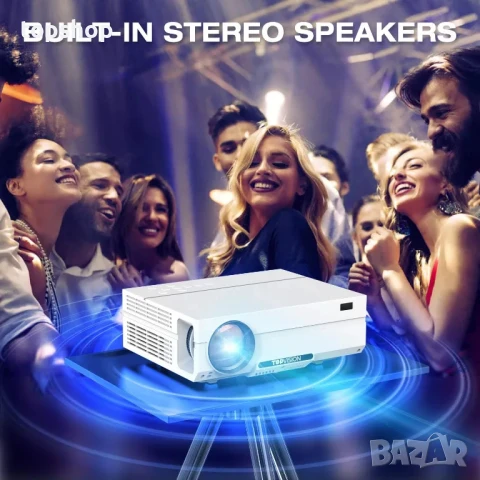 НОВ,ПЪЛЕН КОМПЛЕКТ, ТЕСТВАН, ПЕРФЕКТЕН проектор TOPVISION T26L, Native 1080P Full HD, 7500 Lumen..., снимка 5 - Плейъри, домашно кино, прожектори - 50501568