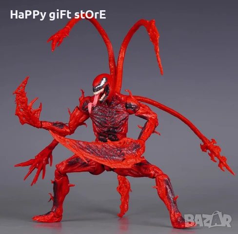 Статуетка Marvel: Spider-Man - Venom-Carnage (Hero Collector), екшън фигура 21cm , снимка 3 - Колекции - 50468967