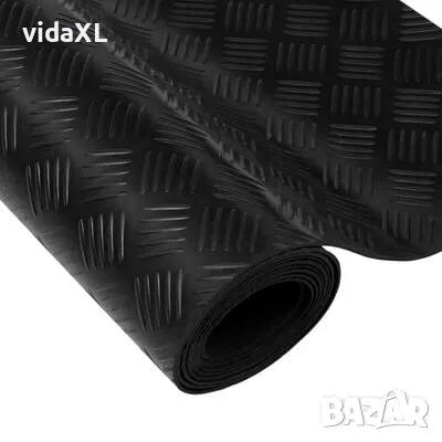 vidaXL Гумена настилка против хлъзгане, 1,5x4 м, 3 мм, рифел(SKU:143948), снимка 3 - Други - 48594696