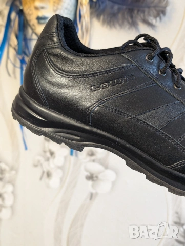 стилни туристически , градски кожени обувки Lowa Abaco Lo номер 48 1/2 , снимка 13 - Други - 38628146
