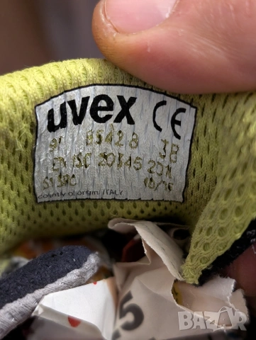 Uvex 1 S1 ESD номер 38 работни предпазни обувки с бомбе, снимка 15 - Други - 50635340