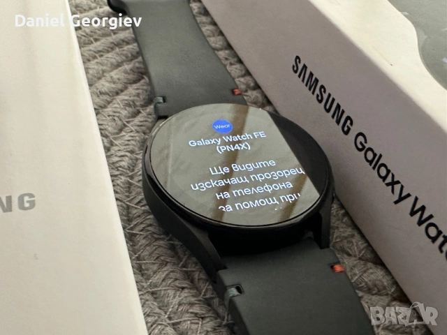 Samsung Galaxy Watch FE пълен комплект в отлично състояние, снимка 5 - Смарт гривни - 52990411