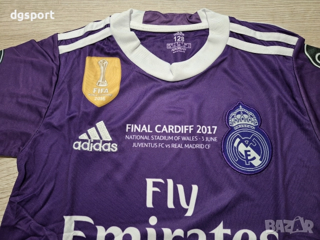 Детски екип на Кристиано Роналдо# РЕАЛ М#ретро модел!!!, снимка 4 - Футбол - 52562704