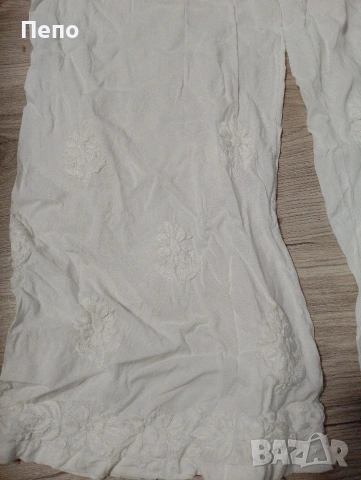 Бял панталон , снимка 2 - Панталони - 54190086