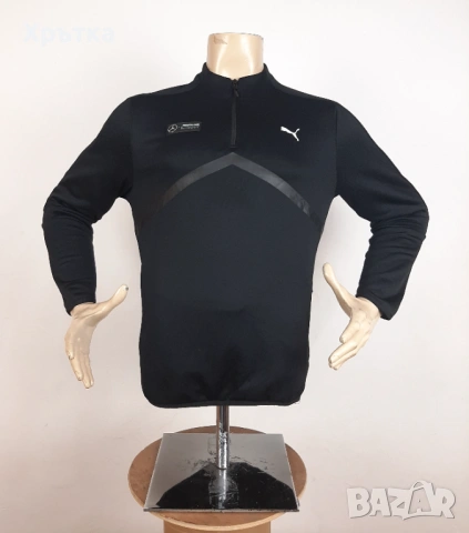Puma x Mercedes AMG - Оригинална мъжка блуза с цип размер S, снимка 4 - Блузи - 53305550