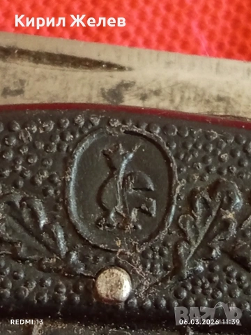 Стар джобен нож завод Октомври град Ворсма СССР с клеймо Петел 87311, снимка 2 - Други ценни предмети - 53732518