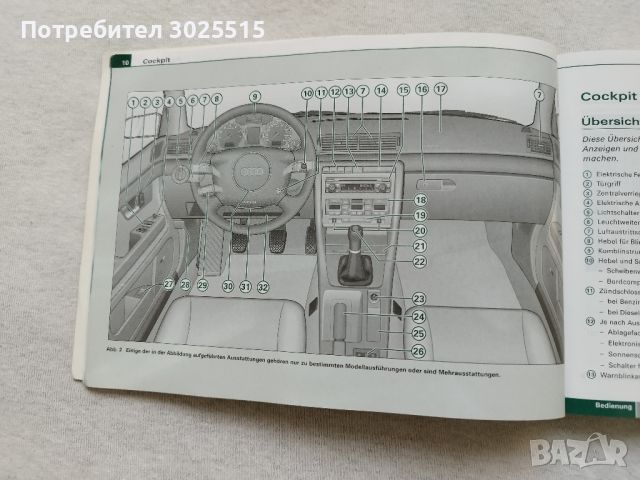 Ръководство експлоатация за Ауди А4, Audi A4 B6 , снимка 3 - Други - 45506384