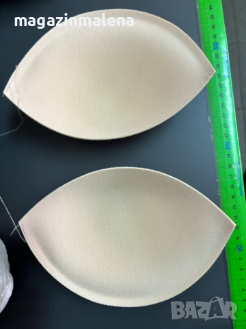 Leilieve италиански бежови дамски гелови подплънки за рокля/бюстие/сутиен/бански