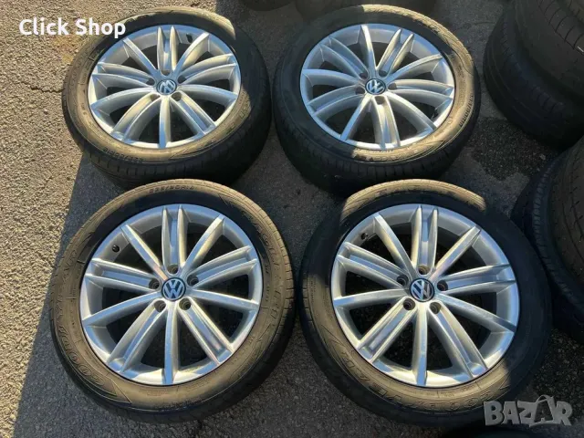 5х112 18 Джанти Audi VW Seat Skoda А4 А6 Пасат Кади Голф Tiguan Touran Octavia Superb 5x112, снимка 5 - Гуми и джанти - 48119912