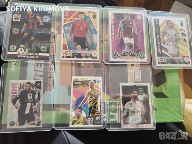 Продавам футболни карти и стикери , снимка 2 - Фен артикули - 52964937