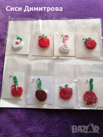 Плетена брошка