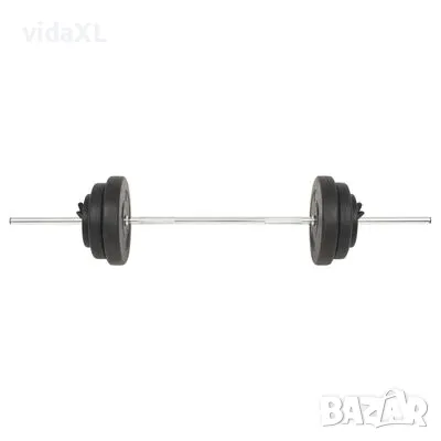 vidaXL Комплект щанги, 30 кг(SKU:91398), снимка 3 - Фитнес уреди - 49043339