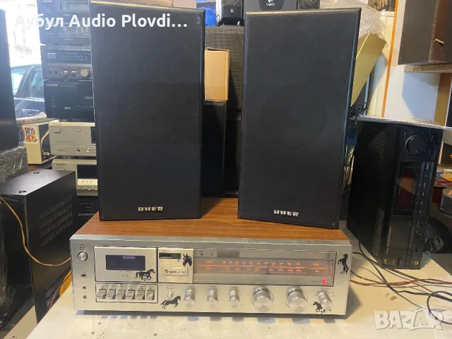 Sound C-5080 Уредва  Tuner Cassette Player и Ухер Тонколини, снимка 1 - Аудиосистеми - 49284646