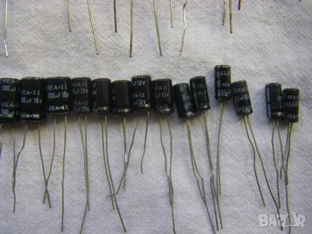 Нови  електролитни кондензатори - 64 броя, снимка 9 - Друга електроника - 47512518