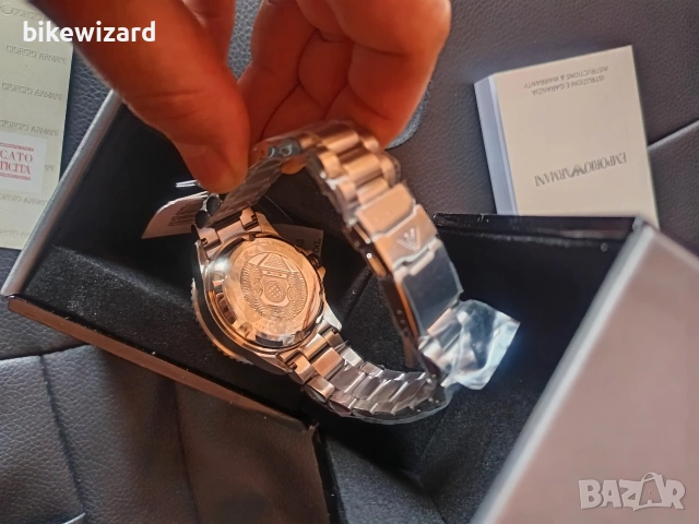 Emporio Armani - Sea Explorer 200m Automatic мъжки автоматичен часовник НОВ, снимка 7 - Мъжки - 53469389