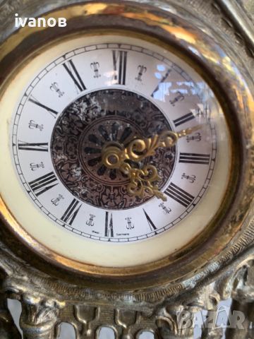 настолен бароков часовник , снимка 4 - Антикварни и старинни предмети - 46417094