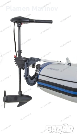 Надуваема 5 места лодка с извънбордов електрически мотор , снимка 10 - Водни спортове - 53968316