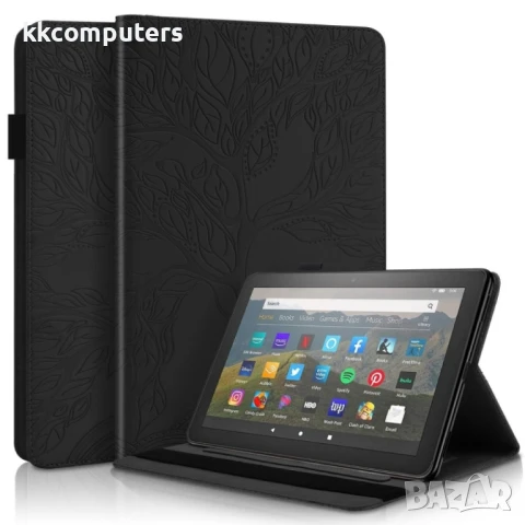 Amazon Kindle Fire HD 10 2023 Кожен Калъф и Протектор, снимка 3 - Калъфи, кейсове - 51146858