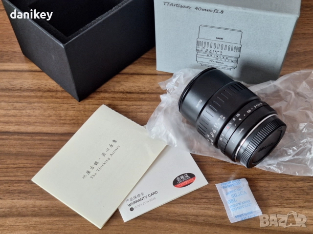 Нов обектив TTArtisan 40mm f/2.8 Macro MFT съвместим Панасоник Олимпус, снимка 2 - Обективи и филтри - 51745529