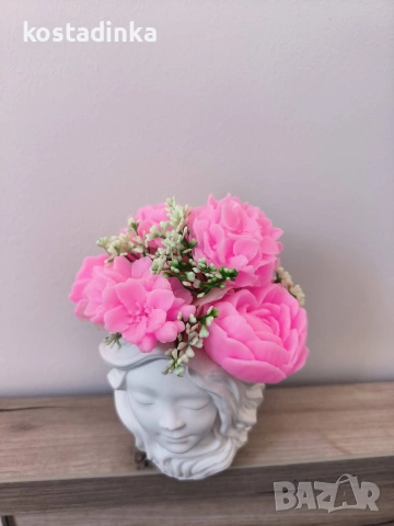 Налични сапунени букети, снимка 2 - Романтични подаръци - 53766818