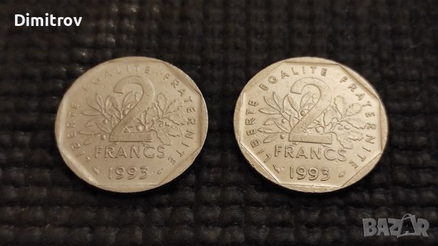 Юбилейна монета 2 франка (Франция, 1993)