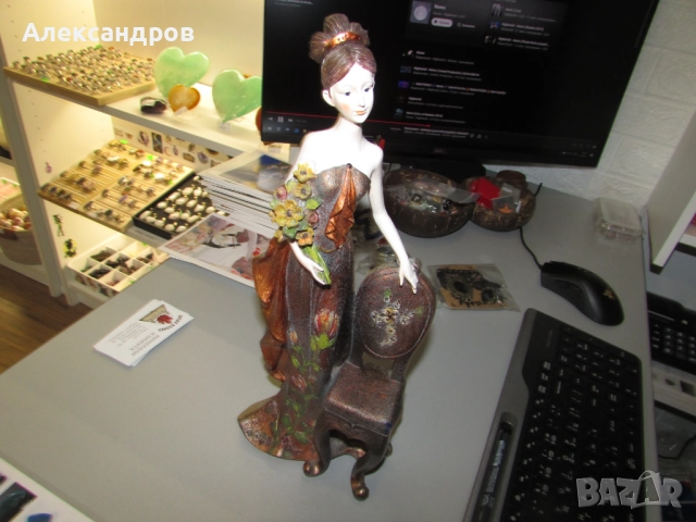 Стара фигурка 37см, снимка 11 - Други ценни предмети - 52256997