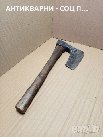 Соц Стара Ръчно Кована Голяма Брадва. Номер 578., снимка 4 - Антикварни и старинни предмети - 53168696
