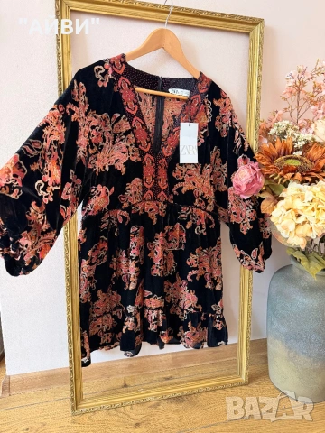 ZARA Прекрасна нова рокля, снимка 5 - Рокли - 51667348