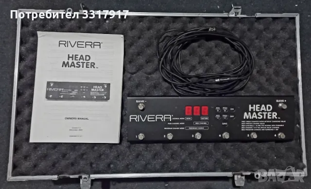  Rivera Knucklehead Reverb + Rivera Head Master + Hard Case, снимка 7 - Китари - 46994705