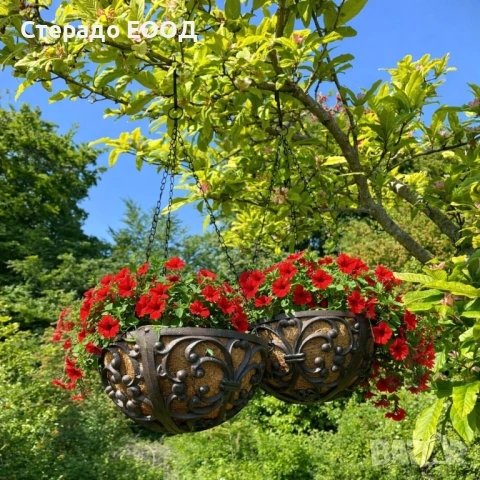 ВИСЯЩА КОШНИЦА ОТ ЧУГУН - 30 СМ