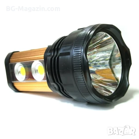 Мощен акумулаторен прожектор LED фенер къмпинг лампа за риболов туризъм палатка аварии работа лов, снимка 3 - Къмпинг осветление - 51017345