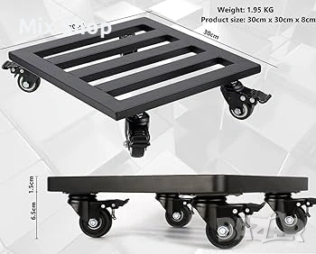 Квадратна подвижна количка, подходяща за тежък труд, снимка 2 - Други стоки за дома - 53885183