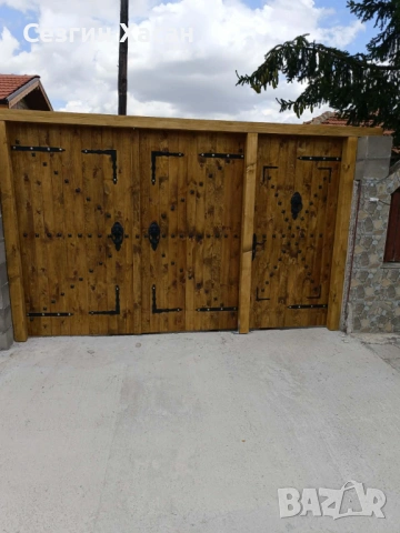 Дървени порти по поръчка - изработка и стилен вид!, снимка 18 - Дърводелски услуги - 51226986