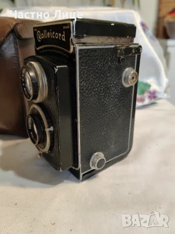 Оригинален Предвоенен Немски Трети Райх Фотоапарат Rolleicord 1936-39 г. с Оптика Carl Zeiss, снимка 4 - Антикварни и старинни предмети - 48130011