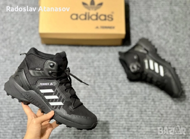 Мъжки ADIDAS TEREX черно код 20333 , снимка 2 - Маратонки - 52524667