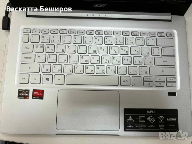 Acer swift 3 sf, снимка 5 - Лаптопи за игри - 52614073