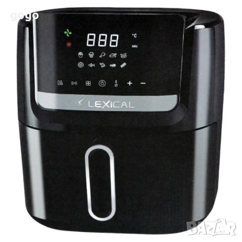 Еър фрайър с тъч скрийн Lexical Airfryer LAF-3045, снимка 3 - Фритюрници - 45859537