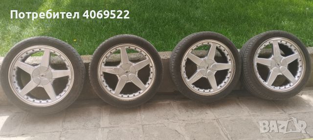 4 броя гуми с джанти 18ски BBS GERMANI, снимка 1 - Гуми и джанти - 45332193