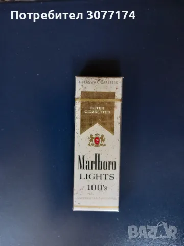 Уникална кутия Marlboro LIGHTS 4 бр. цигари