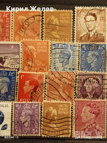 Стари пощенски марки от цял свят смесени ИЗВЕСТНИ ЛИЧНОСТИ за КОЛЕКЦИЯ 51987, снимка 3 - Филателия - 53208563