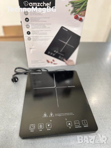 Индукционен котлкон AMZCHEF CB16-BK, 2000W, снимка 3 - Котлони - 51498920