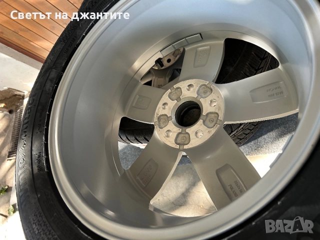 Джанти за VW Tiguan 17 Цола с Зимни Гуми 215/65/17 Нови Continental Dot 2025, снимка 7 - Гуми и джанти - 51723108