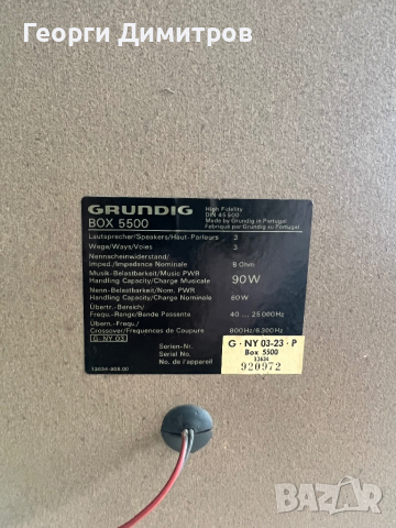 Grundig BOX-5500, снимка 8 - Тонколони - 45005594