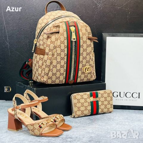 дамски обувки, чанта и портмоне gucci , снимка 9 - Чанти - 46484757