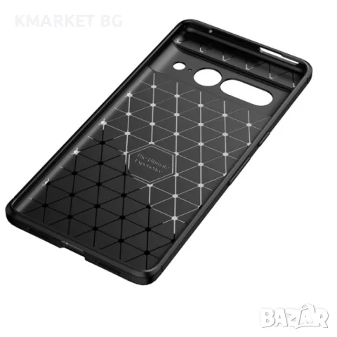 Google Pixel 7 Pro Удароустойчив Carbon Fiber Калъф и Протектор, снимка 4 - Калъфи, кейсове - 49136676