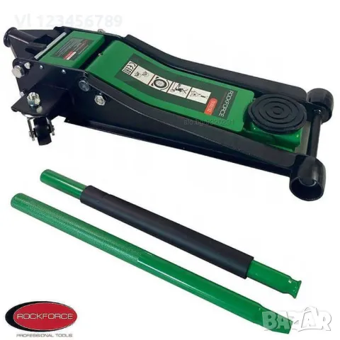 Крик нископрофилен, тип крокодил, 3.5 тона ROCKFORCE RF-T830018Z, снимка 3 - Други инструменти - 50114397