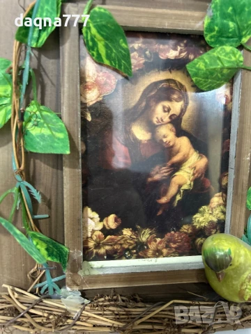 Стара находка картина Мадона с Младенеца Германия, снимка 6 - Антикварни и старинни предмети - 51070853