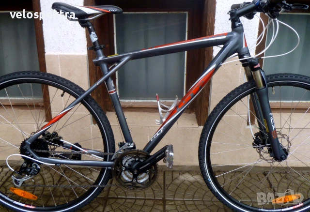 ДжиТи ! 28 цола ! Трекинг хибрид- лек офроуд ! 27 скорости ! ТОП!, снимка 12 - Велосипеди - 53235364