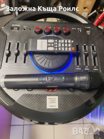 CROWN GTB-602TW–в перфектно състояние, с микрофон, снимка 2 - Тонколони - 53514965